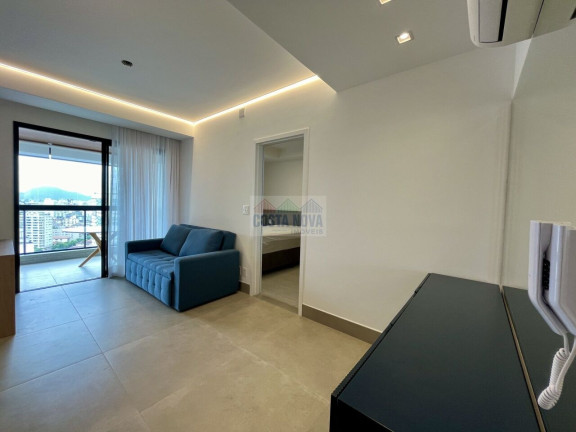 Imagem Apartamento com 1 Quarto para Alugar, 54 m² em Boqueirão - Santos Imagem Apartamento com 1 Quarto para Alugar, 54 m² em Boqueirão - Santos