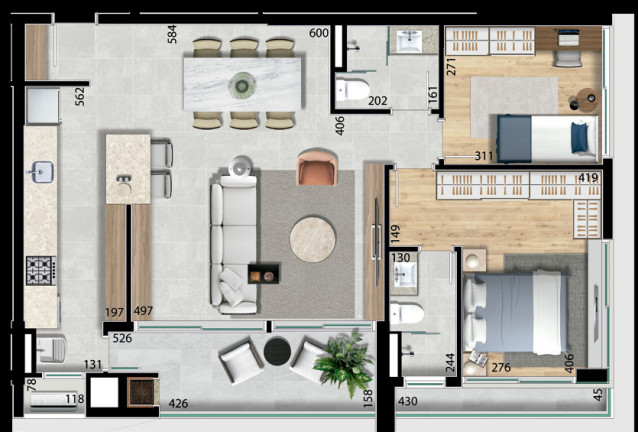 Imagem Cobertura com 3 Quartos à Venda, 133 m² em Bacacheri - Curitiba