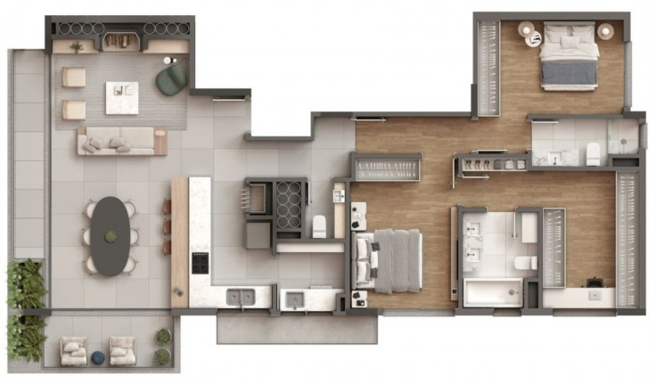 Imagem Imóvel com 3 Quartos à Venda, 132 m² em Bela Vista - Porto Alegre Imagem Imóvel com 3 Quartos à Venda, 132 m² em Bela Vista - Porto Alegre