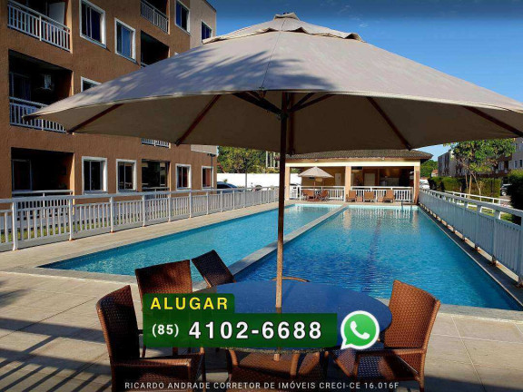 Apartamento com 2 Quartos para Alugar, 49 m² em Centro - Eusébio