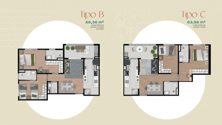 Imagem Apartamento com 2 Quartos à Venda, 64 m² em Taboão - Bragança Paulista