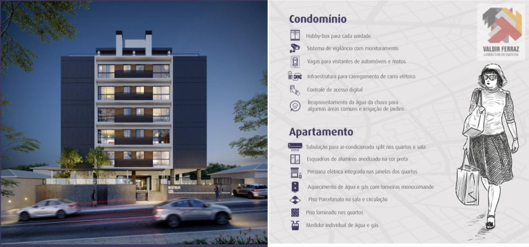 Imagem Apartamento com 1 Quarto à Venda, 39 m² em Centro - Florianópolis