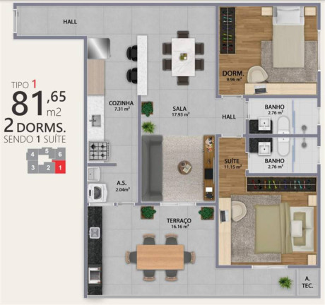 Imagem Apartamento com 2 Quartos à Venda, 82 m² em Forte - Praia Grande Imagem Apartamento com 2 Quartos à Venda, 82 m² em Forte - Praia Grande