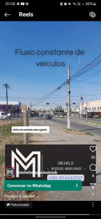 Terreno à Venda, 1.336 m² em Recanto Do Sol I - Campinas
