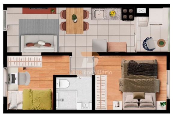 Apartamento com 2 Quartos à Venda, 38 m² em Centro  - Diadema