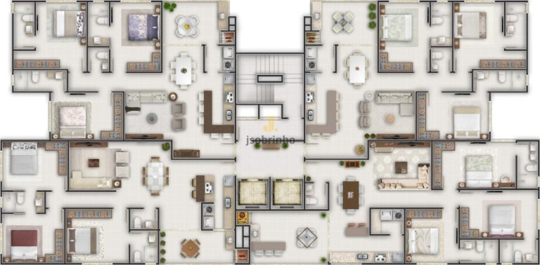 Apartamento com 3 Quartos à Venda, 197 m² em Meia Praia - Itapema