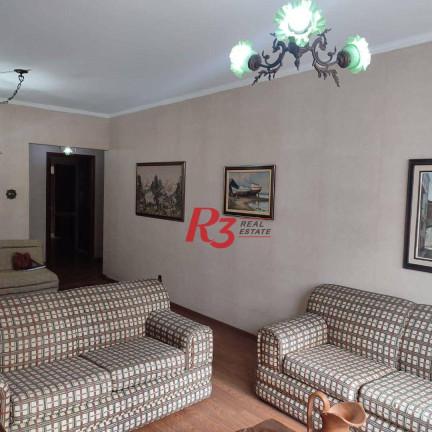 Apartamento com 3 Quartos à Venda ou Locação, 127 m² em Gonzaga - Santos