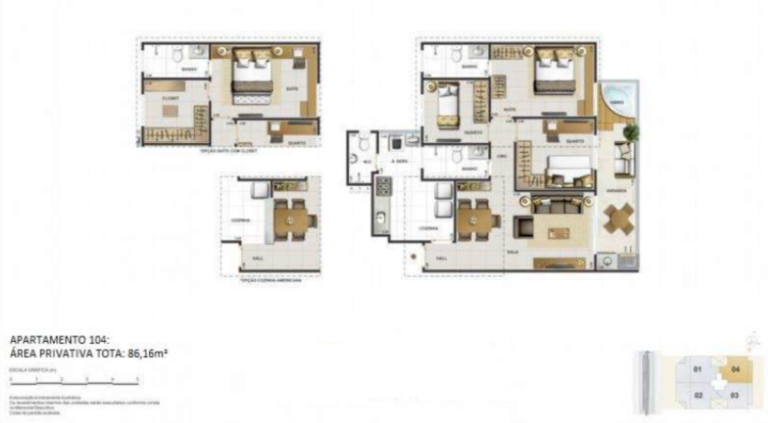 Imagem Imóvel com 3 Quartos à Venda, 86 m² em Recreio Dos Bandeirantes - Rio De Janeiro