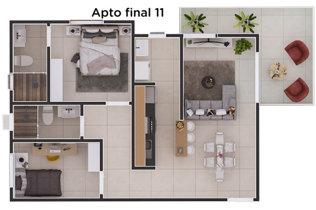 Imagem Apartamento com 2 Quartos à Venda, 67 m² em Centro - Itanhaém Imagem Apartamento com 2 Quartos à Venda, 67 m² em Centro - Itanhaém