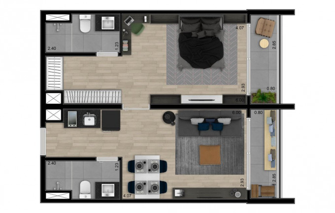 Imagem Studio com 1 Quarto à Venda, 24 m² em Perdizes - São Paulo