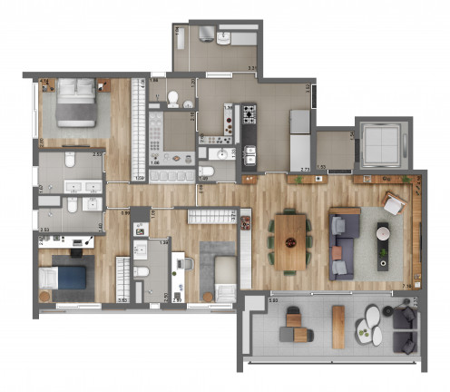 Imagem Apartamento com 3 Quartos à Venda, 146 m² em Moema - São Paulo