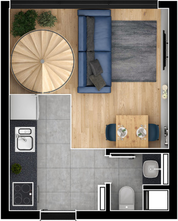 Imagem Apartamento com 2 Quartos à Venda, 59 m² em água Verde - Curitiba Imagem Apartamento com 2 Quartos à Venda, 59 m² em água Verde - Curitiba