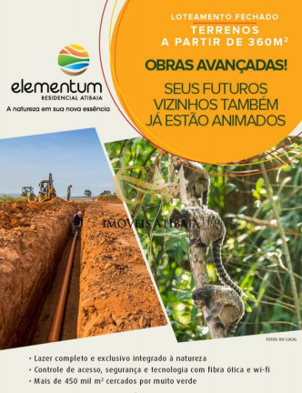Imagem Terreno em Condomínio à Venda, 360 m² em Cachoeira - Atibaia Imagem Terreno em Condomínio à Venda, 360 m² em Cachoeira - Atibaia