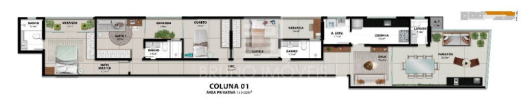 Imagem Apartamento com 4 Quartos à Venda, 140 m² em Muquiçaba - Guarapari Imagem Apartamento com 4 Quartos à Venda, 140 m² em Muquiçaba - Guarapari