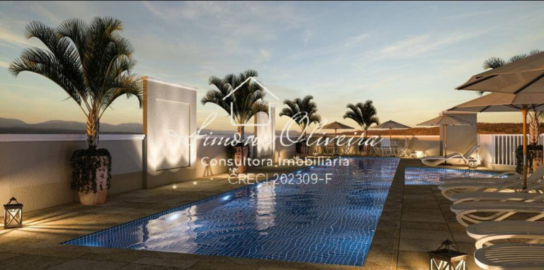 Apartamento com 2 Quartos à Venda, 52 m² em Residencial Novo Horizonte - Taubaté