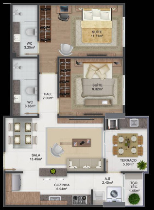 Imagem Apartamento com 2 Quartos à Venda, 67 m² em Forte - Praia Grande Imagem Apartamento com 2 Quartos à Venda, 67 m² em Forte - Praia Grande