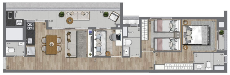 Imagem Apartamento com 3 Quartos à Venda, 114 m² em Brooklin Paulista - São Paulo Imagem Apartamento com 3 Quartos à Venda, 114 m² em Brooklin Paulista - São Paulo
