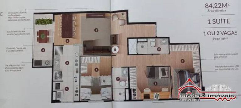 Imagem Apartamento com 3 Quartos para Alugar, 84 m² em Loteamento Villa Branca - Jacareí Imagem Apartamento com 3 Quartos para Alugar, 84 m² em Loteamento Villa Branca - Jacareí