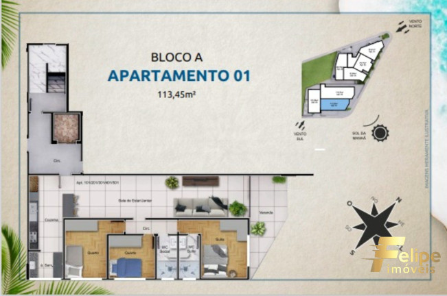 Imagem Imóvel com 3 Quartos à Venda, 101 m² em Iriri - Anchieta