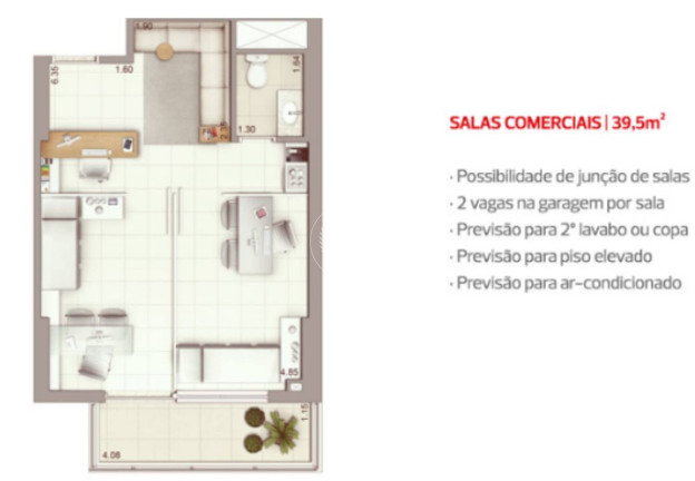 Imagem Sala Comercial à Venda, 39 m² em Santo Amaro - São Paulo Imagem Sala Comercial à Venda, 39 m² em Santo Amaro - São Paulo