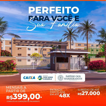 Apartamento com 2 Quartos à Venda,  em Chácara São Manoel - Taubaté