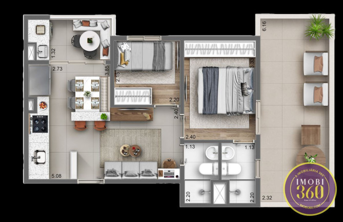 Imagem Apartamento com 2 Quartos à Venda, 40 m² em Itaquera - São Paulo