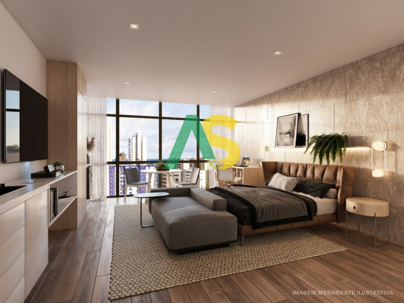Imagem Flat com 1 Quarto à Venda, 30 m² em Boa Viagem - Recife
