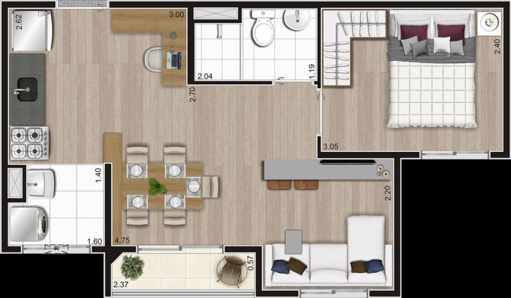 Imagem Imóvel com 2 Quartos à Venda, 37 m² em Vila Moraes - São Paulo