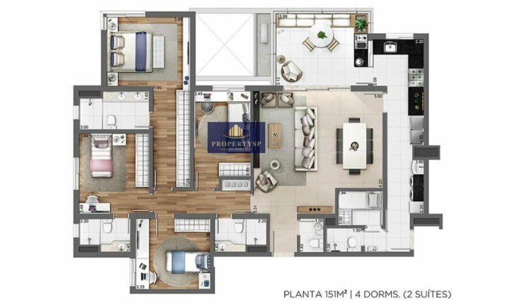 Imagem Apartamento com 4 Quartos à Venda, 151 m² em Vila Pompéia - São Paulo
