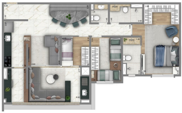 Imagem Apartamento com 3 Quartos à Venda, 100 m² em Tatuapé - São Paulo Imagem Apartamento com 3 Quartos à Venda, 100 m² em Tatuapé - São Paulo