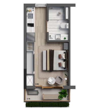 Imagem Imóvel com 1 Quarto à Venda, 26 m² em Jardim Paulista - São Paulo