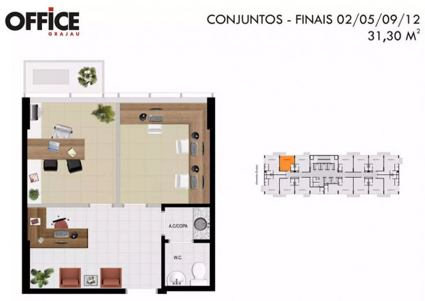 Imagem Sala Comercial à Venda, 31 m² em Alphaville - Barueri Imagem Sala Comercial à Venda, 31 m² em Alphaville - Barueri