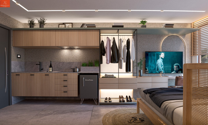 Imagem Flat com 1 Quarto à Venda, 25 m² em Jardim Oceania - João Pessoa