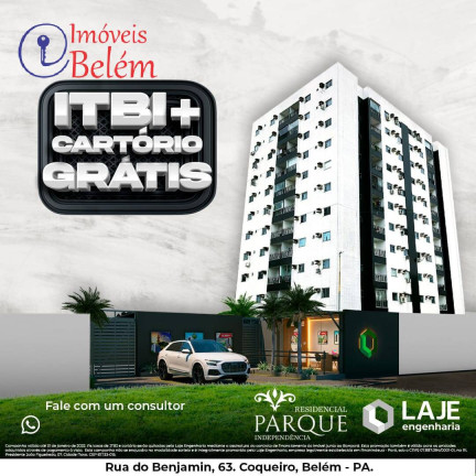 Imagem Apartamento com 2 Quartos à Venda, 63 m² em Coqueiro - Belém Imagem Apartamento com 2 Quartos à Venda, 63 m² em Coqueiro - Belém