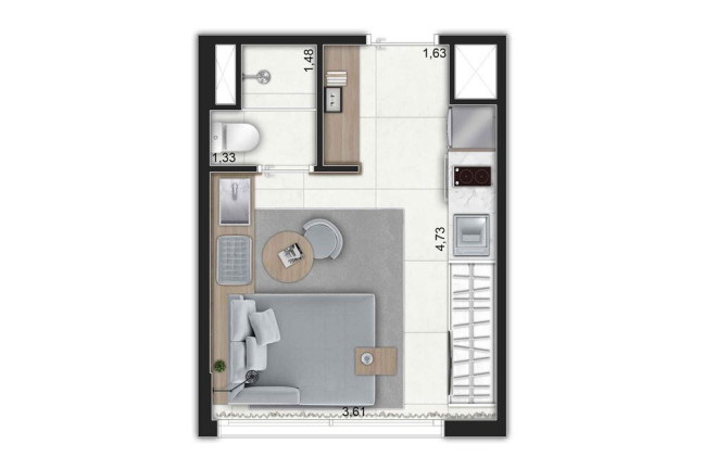 Imagem Apartamento com 1 Quarto à Venda, 20 m² em Indianópolis - São Paulo Imagem Apartamento com 1 Quarto à Venda, 20 m² em Indianópolis - São Paulo