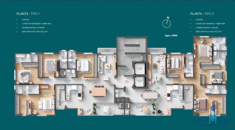 Imagem Apartamento com 4 Quartos à Venda, 157 m² em Pioneiros - Balneário Camboriú