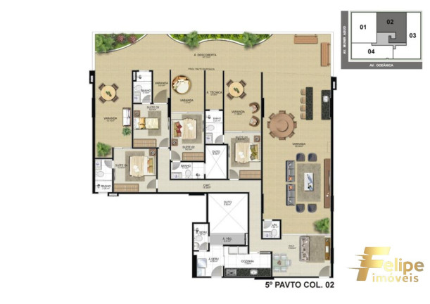 Imagem Imóvel com 4 Quartos à Venda, 221 m² em Praia Do Morro - Guarapari