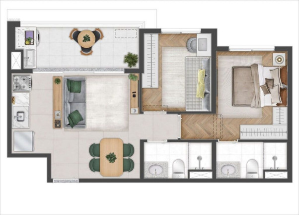Imagem Apartamento com 2 Quartos à Venda, 54 m² em Ipiranga - São Paulo Imagem Apartamento com 2 Quartos à Venda, 54 m² em Ipiranga - São Paulo