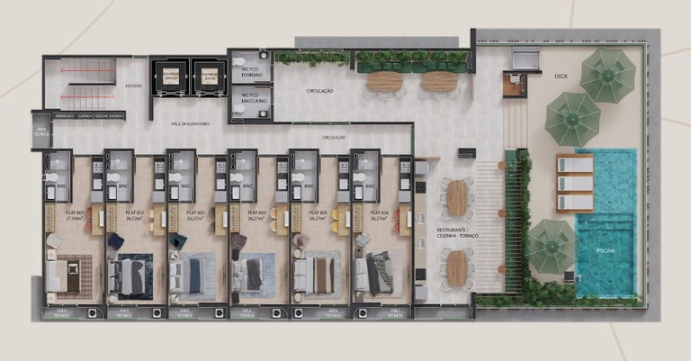 Imagem Apartamento com 1 Quarto à Venda, 38 m² em Tambaú - João Pessoa Imagem Apartamento com 1 Quarto à Venda, 38 m² em Tambaú - João Pessoa