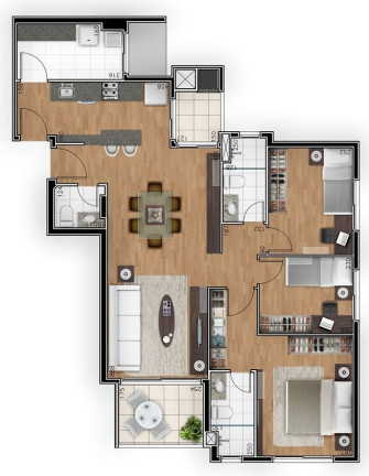 Imagem Apartamento com 2 Quartos à Venda, 76 m² em Ahú - Curitiba