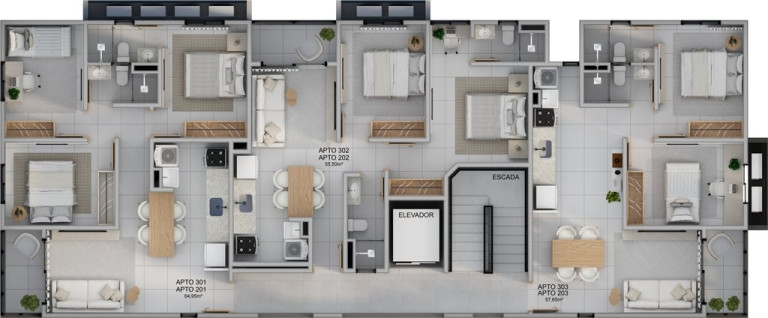 Imagem Apartamento com 3 Quartos à Venda, 64 m² em Bancários - João Pessoa Imagem Apartamento com 3 Quartos à Venda, 64 m² em Bancários - João Pessoa