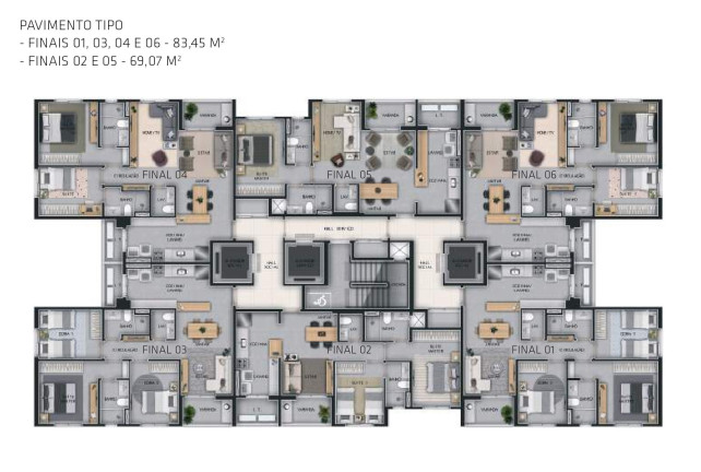 Imagem Imóvel com 2 Quartos à Venda, 69 m² em Jardim Botânico - Ribeirão Preto