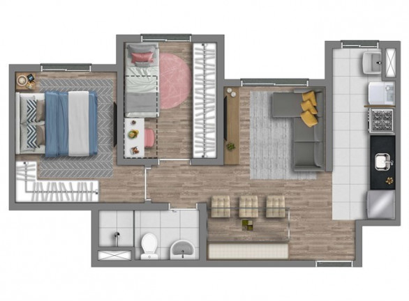 Imagem Apartamento com 2 Quartos à Venda, 41 m² em Cidade Líder - São Paulo
