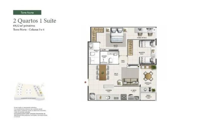 Imagem Apartamento com 2 Quartos à Venda, 69 m² em Santa Lúcia - Vitória