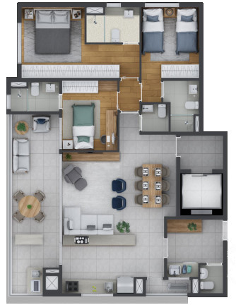 Imagem Apartamento com 3 Quartos à Venda, 111 m² em Moema - São Paulo Imagem Apartamento com 3 Quartos à Venda, 111 m² em Moema - São Paulo