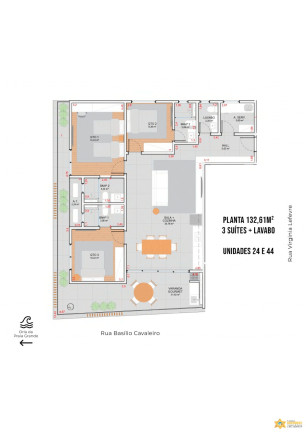 Imagem Apartamento com 1 Quarto à Venda, 77 m² em Acaraú - Ubatuba
