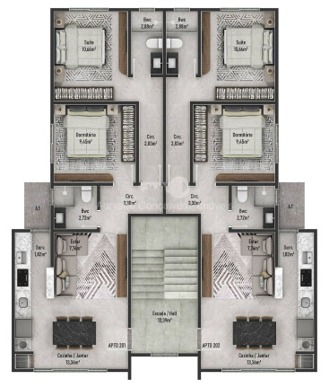 Imagem Apartamento com 2 Quartos à Venda, 63 m² em São Cristovão - Barra Velha Imagem Apartamento com 2 Quartos à Venda, 63 m² em São Cristovão - Barra Velha