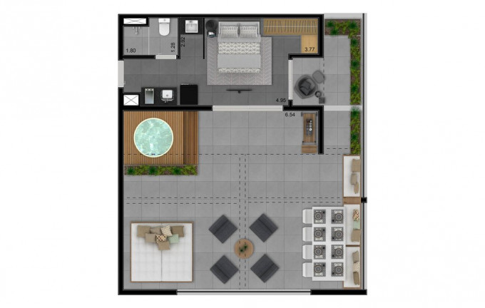 Imagem Studio com 1 Quarto à Venda, 24 m² em Perdizes - São Paulo