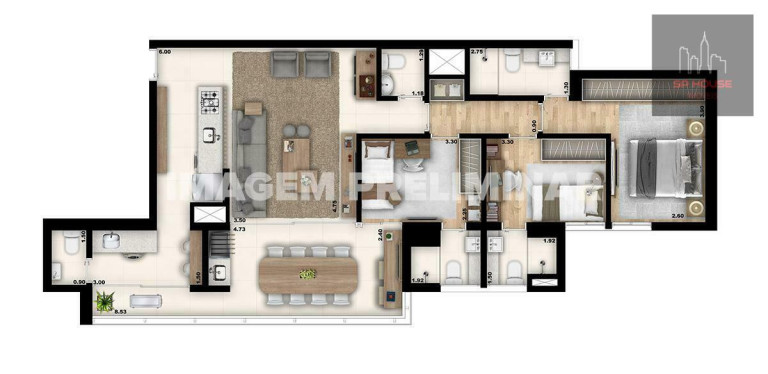 Imagem Apartamento com 3 Quartos à Venda, 104 m² em Vila Romana - São Paulo Imagem Apartamento com 3 Quartos à Venda, 104 m² em Vila Romana - São Paulo