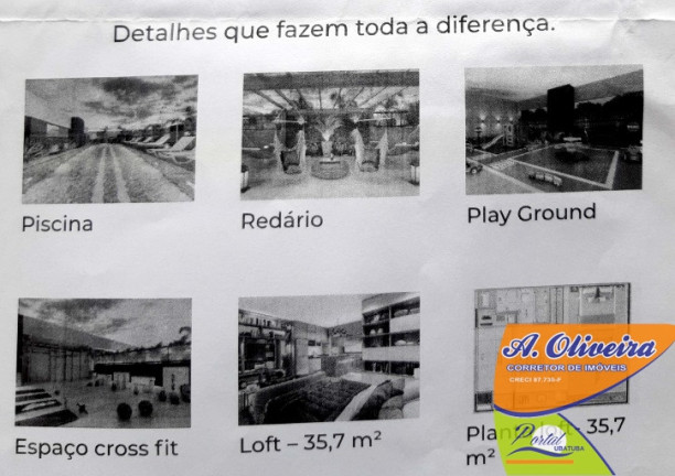 Apartamento com 1 Quarto à Venda, 35 m² em Perequê Açu - Ubatuba